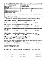 Đề kiểm tra cuối học kì II môn Toán Lớp 5 - Năm học 2016-2017 - Trường PTDTBT TH & THCS Số 2 Trọng Hoá